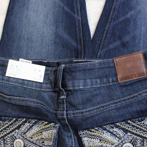 NWT Maurices Women Jeans size 2 boot cut flex mid - Picture 13 of 13